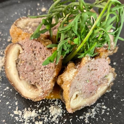 Izu Shiitake mushrooms stuffed with meat