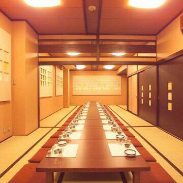 소규모 인원에서 최대 60 명! 완전 개인실과 대연회장