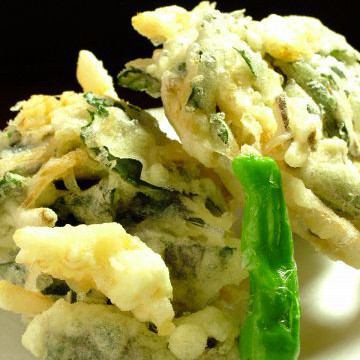 Seasonal tempura