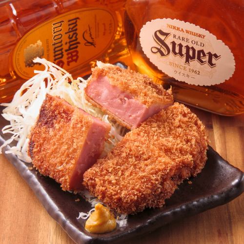 自家製厚切りハムカツ
