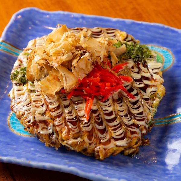 Teppanyaki with a soft and fluffy texture and a gentle fragrant broth
