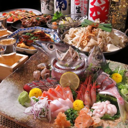 鮮度抜群◎厳選し仕入れた鮮魚でもてなす一品料理