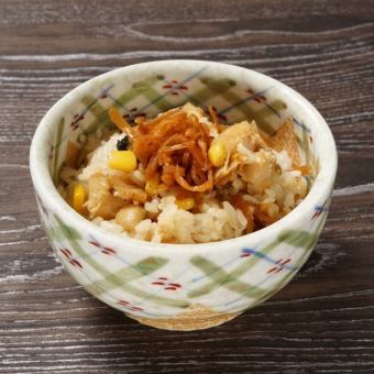Today's Aburi-ya style mixed rice