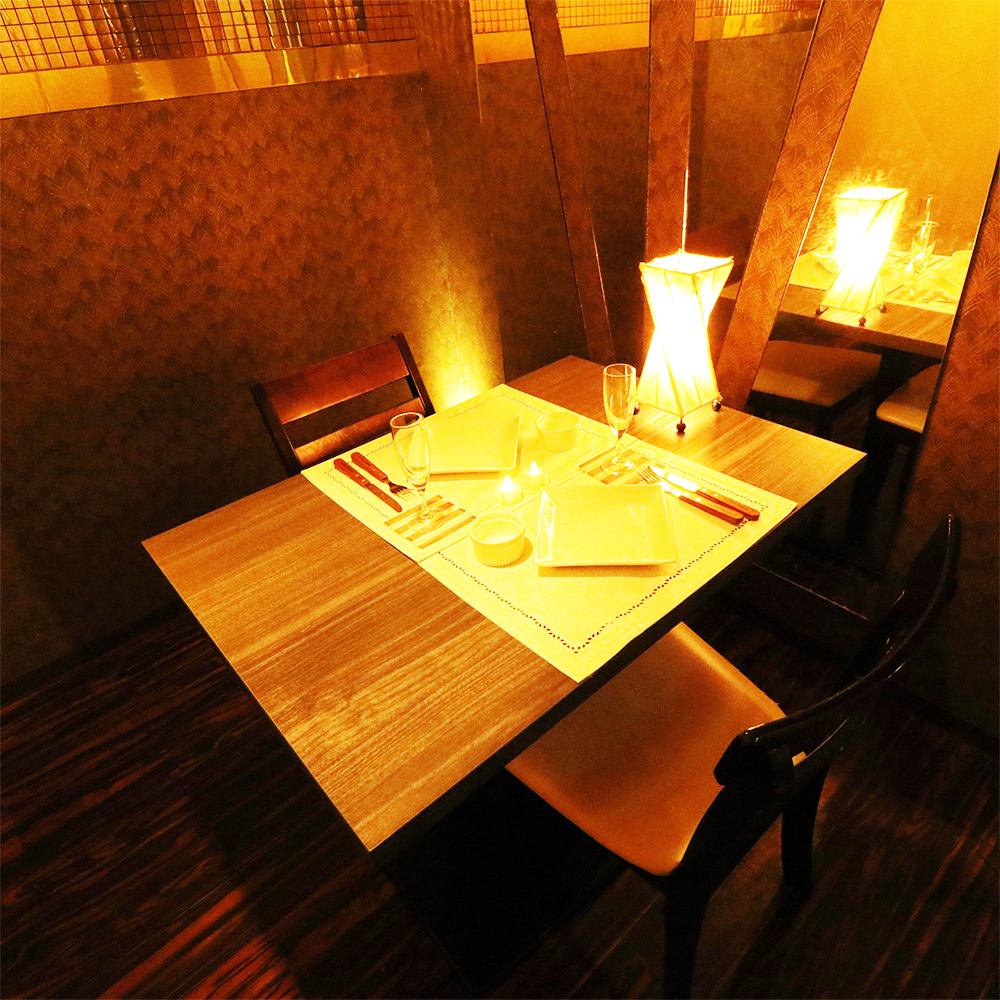 Atmosphere ◎ Private room seats for 2 people are available! Due to its popularity, make an early reservation ... ☆