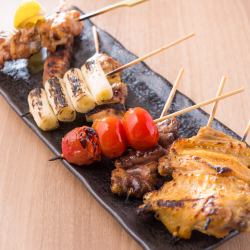 Five skewers