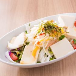 Japanese-style tofu salad