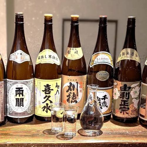 地酒30種を含む飲み放題も