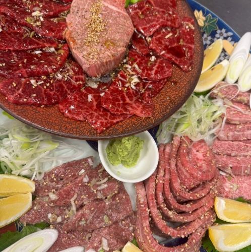 豊富なお肉の取り揃え