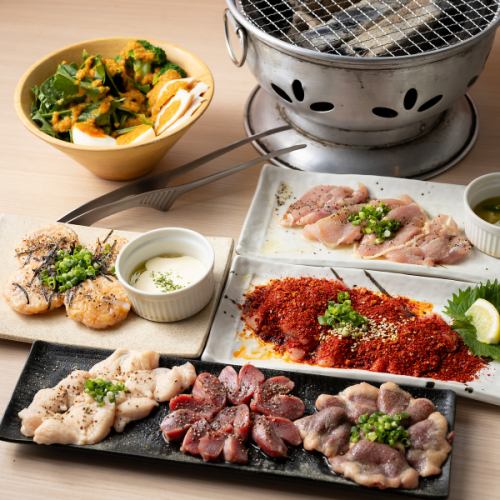 【当店おススメコース★】鶏肉はいくら食べても太らない！？ヒキワライコース2時間食べ飲み放題6500円