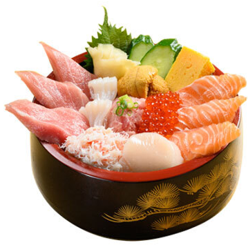 小樽朝市丼（上）ウニ
