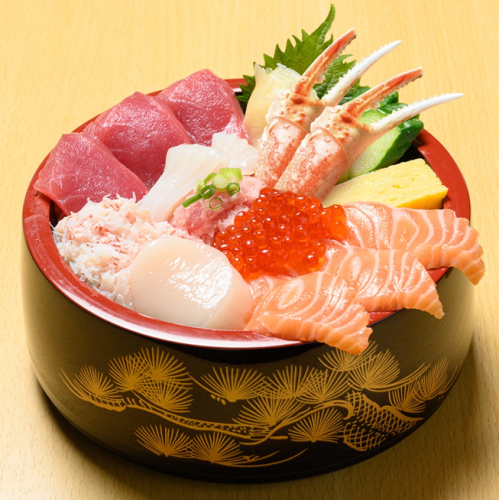 小樽朝市丼 カニ爪