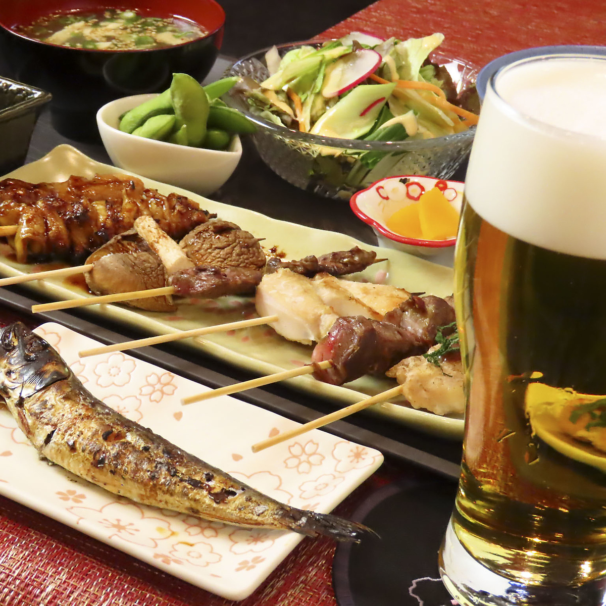 お酒にピッタリなメニューをご用意しております◎