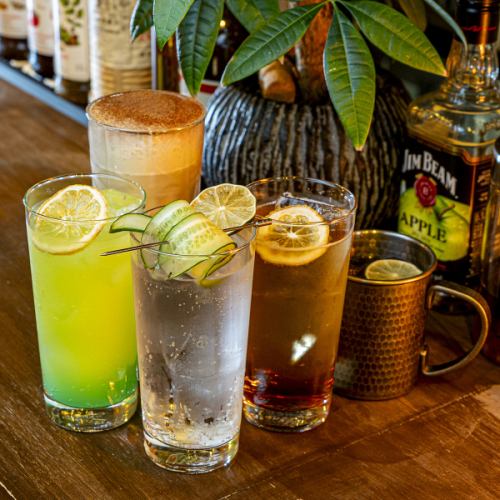 こだわりのカクテル多数ご用意◎見た目と味が自慢★