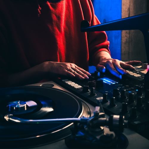 常設のDJブース◎