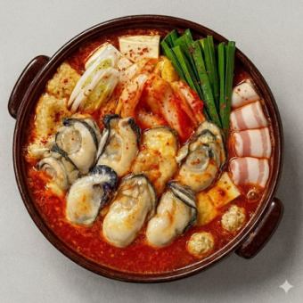 旨辛牡蠣チゲ鍋