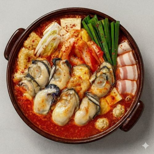 旨辛牡蠣チゲ鍋