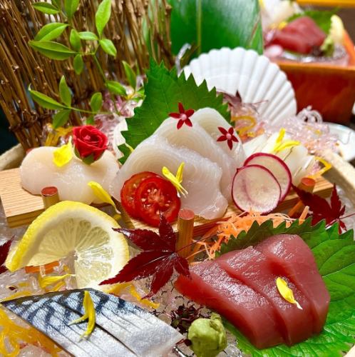 お造り五種盛り