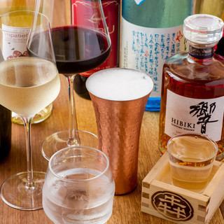 【平日（日～木）限定】単品飲み放題　90分　 999円  