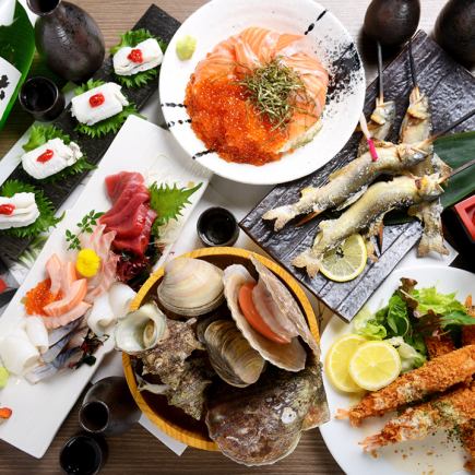 豪華海鮮【クーポン利用で120分⇒180分飲み放題&500円OFF】極上コース/7500円⇒7000円へ