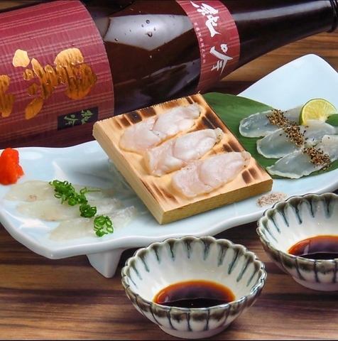 新鮮な魚料理が堪能できます！こだわりフグをぜひご賞味ください