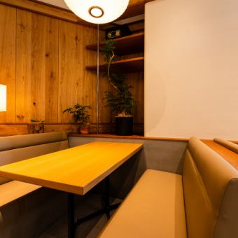 テーブル席です。