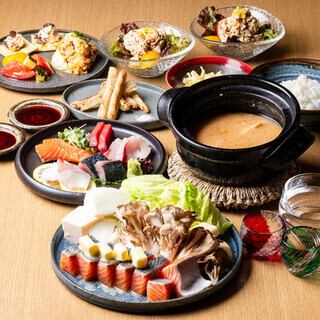 選べる鍋コース【石狩鍋】飲み放題付