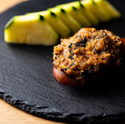 焼き味噌ズッキーニ