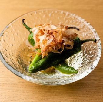 万願寺唐辛子のお浸し