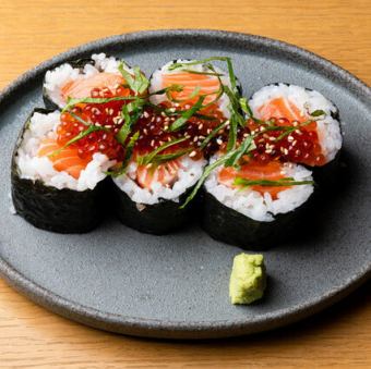 サーモン親子巻き