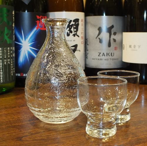 厳選日本酒の数々