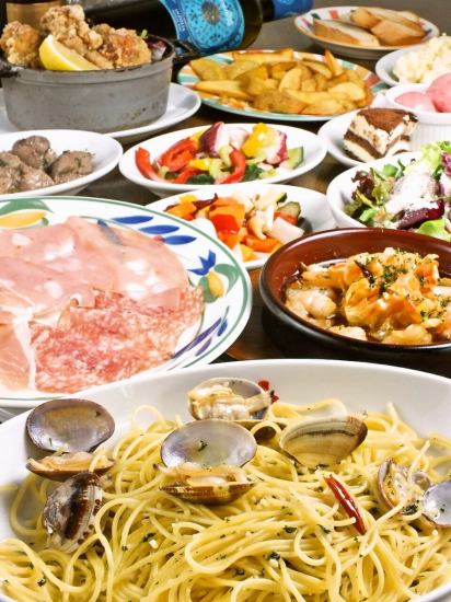 HAPPY　HOURや、2000円代～の飲み放題付コースもご用意！