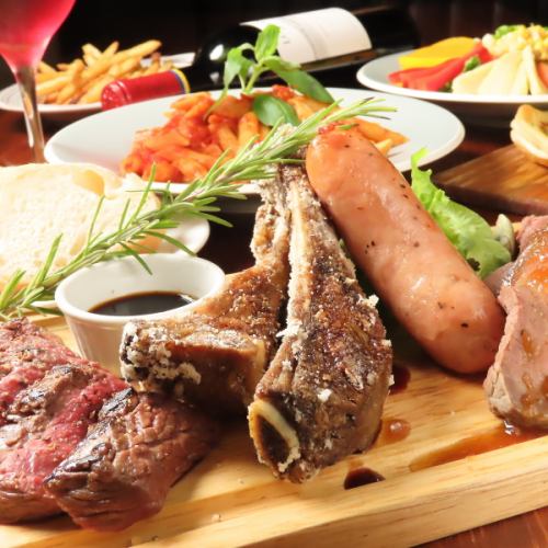 [Meat dishes that attract people] Various banquet courses★