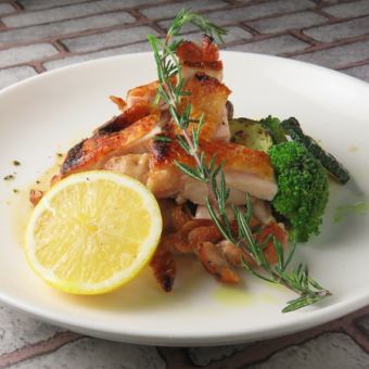 銘柄鶏のディアボラ 塩レモンソース