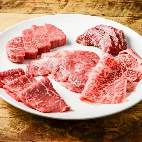 黒毛和牛5種盛り