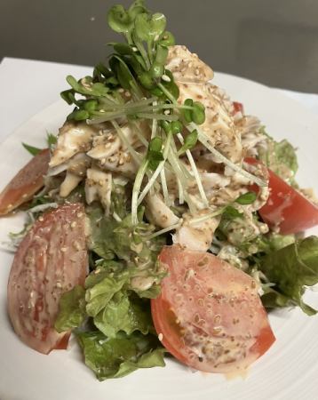 蒸し鶏サラダ