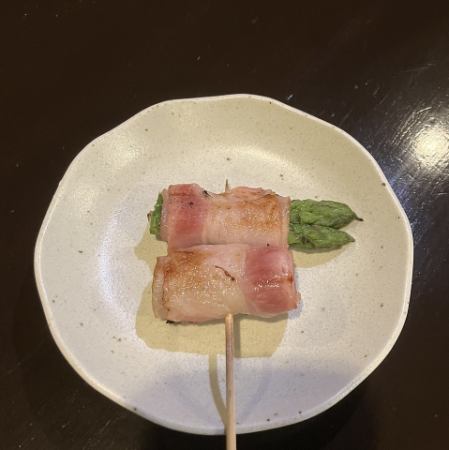 アスパラのベーコン巻