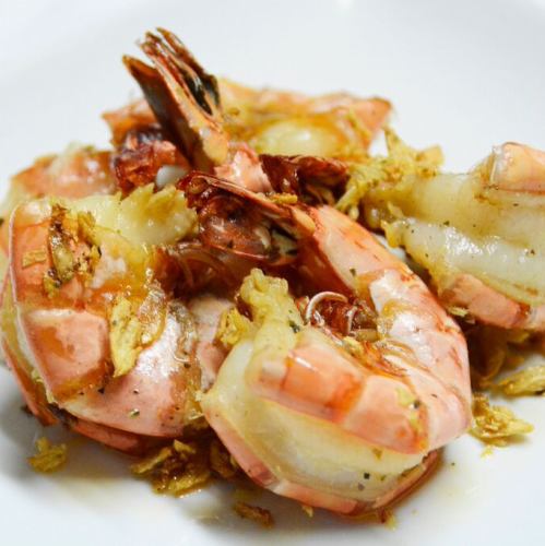 Brazilian garlic fried shrimp