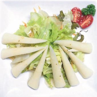 Palm sprout salad
