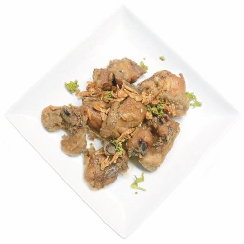 Brazilian bone-in garlic fried chicken