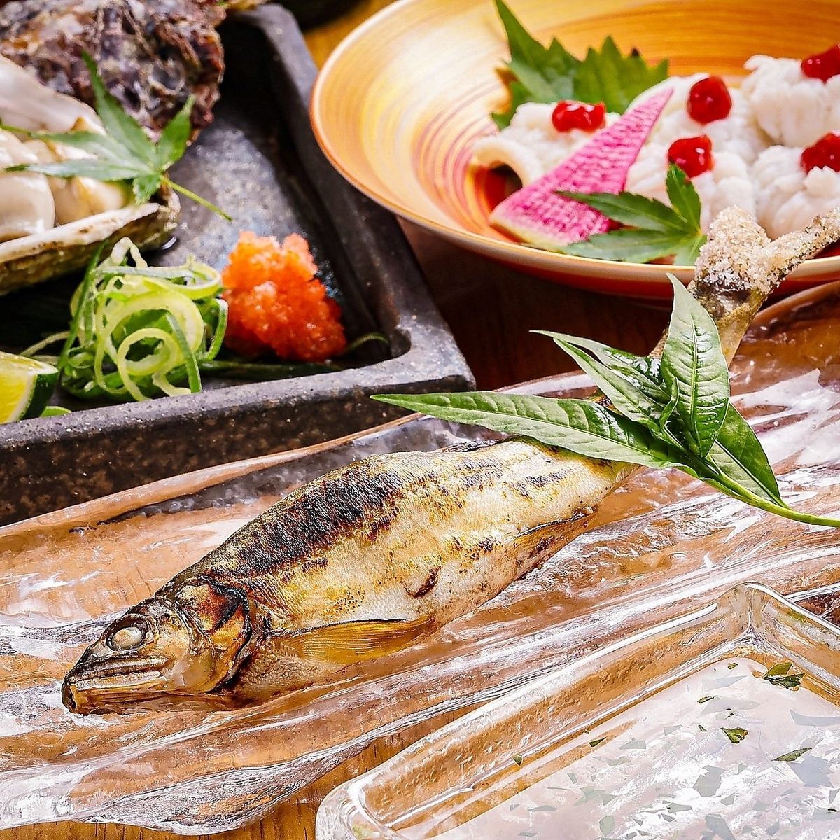 新鮮な海の幸は毎朝・夕こだわりの仕入先から直送しております！