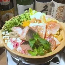 2時間30分飲み放題付き♪絶品だしちゃんこ骨取り干物鍋＋特上とろさば開きコース　10000円