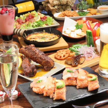Western food satisfaction course [2 hours all-you-can-drink included] 8 dishes total 4,700 yen (tax included)