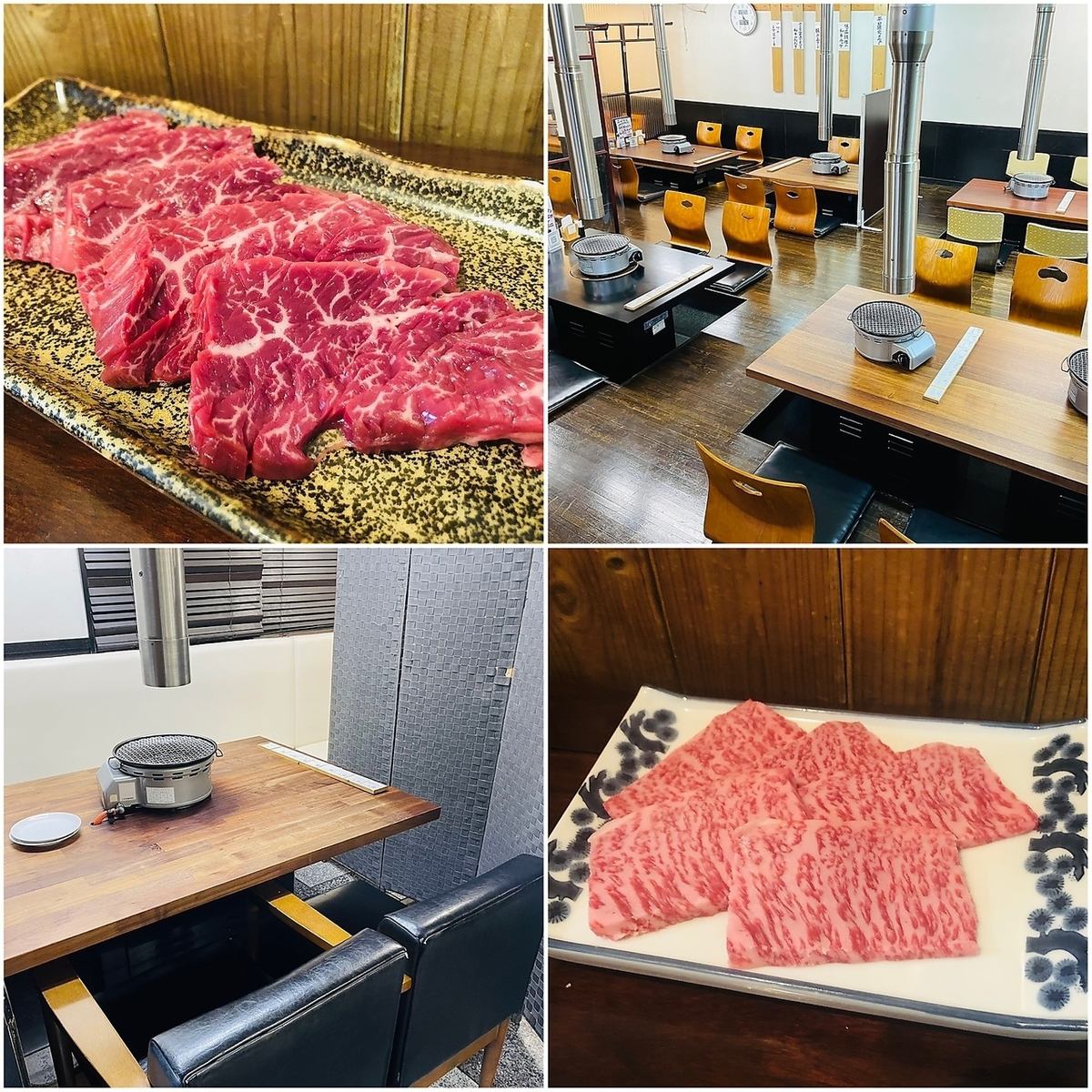 食肉卸業１５年の目を持つ店主が買い付けた厳選黒毛和牛（A4、A５）をご堪能あれ♪
