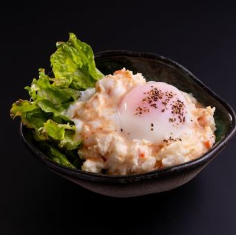 温玉ポテトサラダ/おぼろ豆腐冷奴