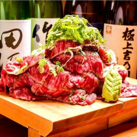 『豪華和牛に豪華海鮮付き!3H飲み放題付きコース』5500円⇒4500円