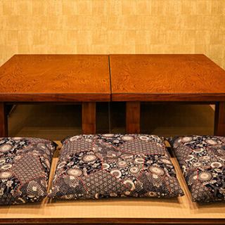 Guests with children can also relax and enjoy their meals at the tatami seats where you can take off your shoes and relax as if you were at home.For 6 to 8 people.