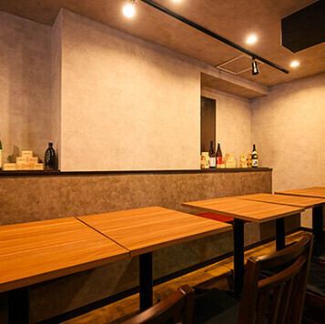 A stylish izakaya with a modern Japanese atmosphere♪