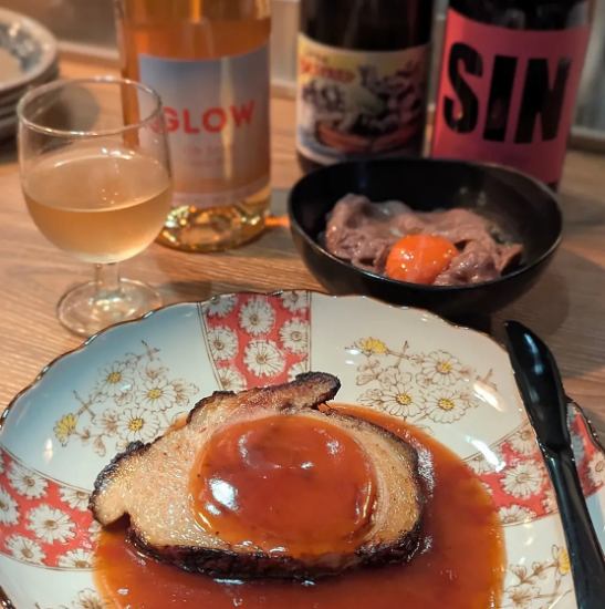 【創作無国籍酒場】ナチュラルワイン&クラフトビール◎〆に焼きたてクレープ！