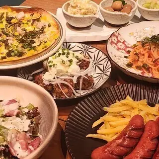 【2時間飲み放題付き！！】お酒がすすむ酒場のカジュアルコース！
