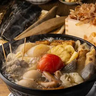 꼬치와 오뎅을 결합한 코스에 대한 고집
